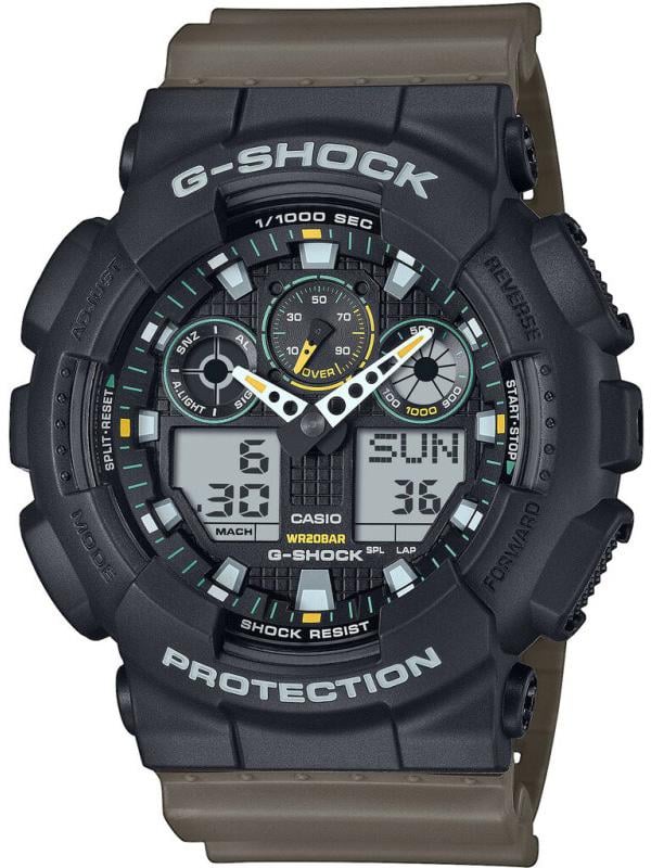 Наручний годинник чоловічий Casio GA-100TU-1A3ER (728046)