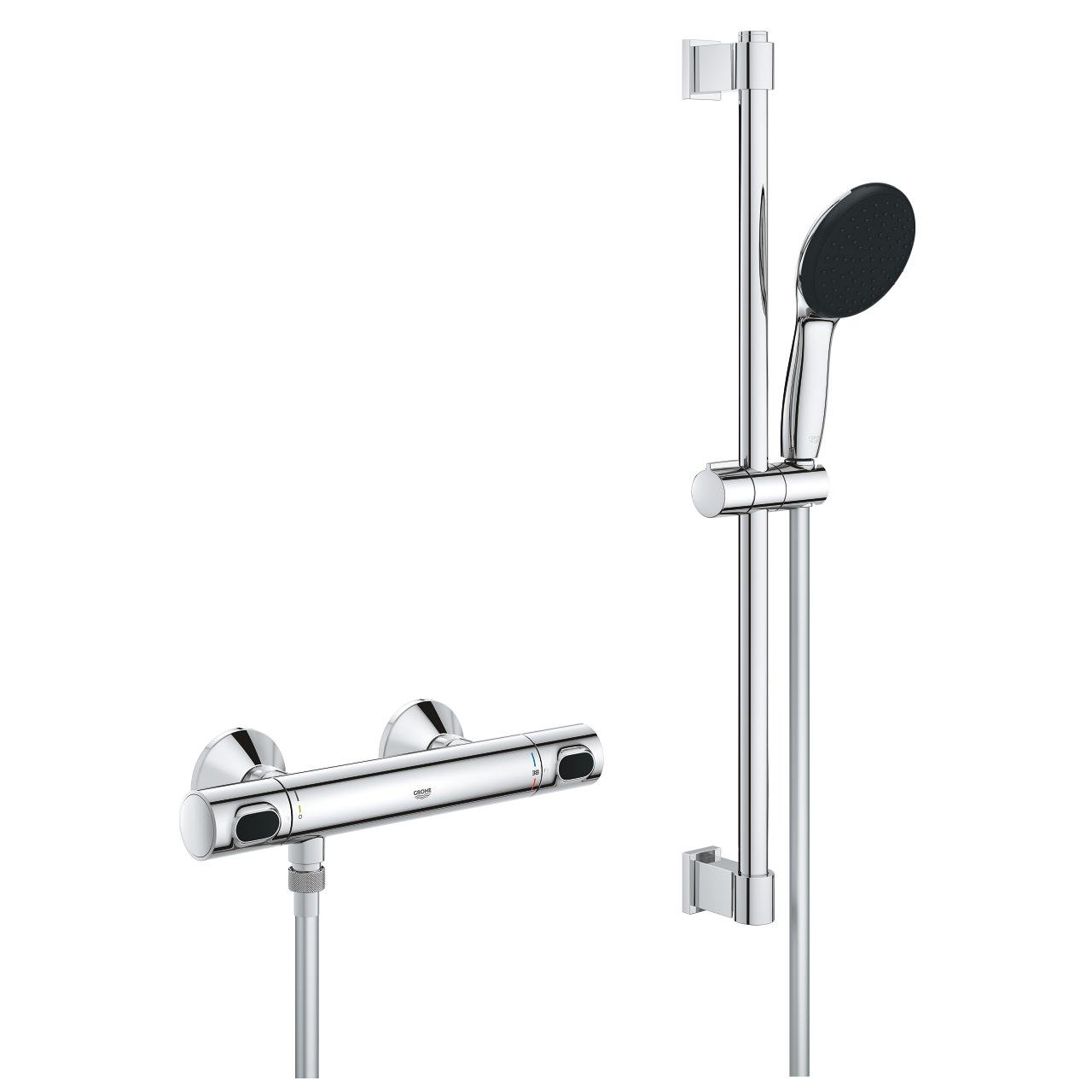 Смеситель для душа Grohe QuickFix Precision Flow 34805001 CV033296 с термостатом Хром (214254)