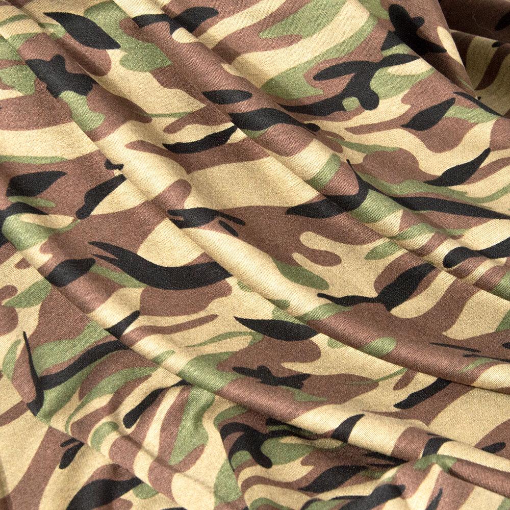 Ткань трикотаж вискоза Modal V-1 Оливково-коричневый (19071)