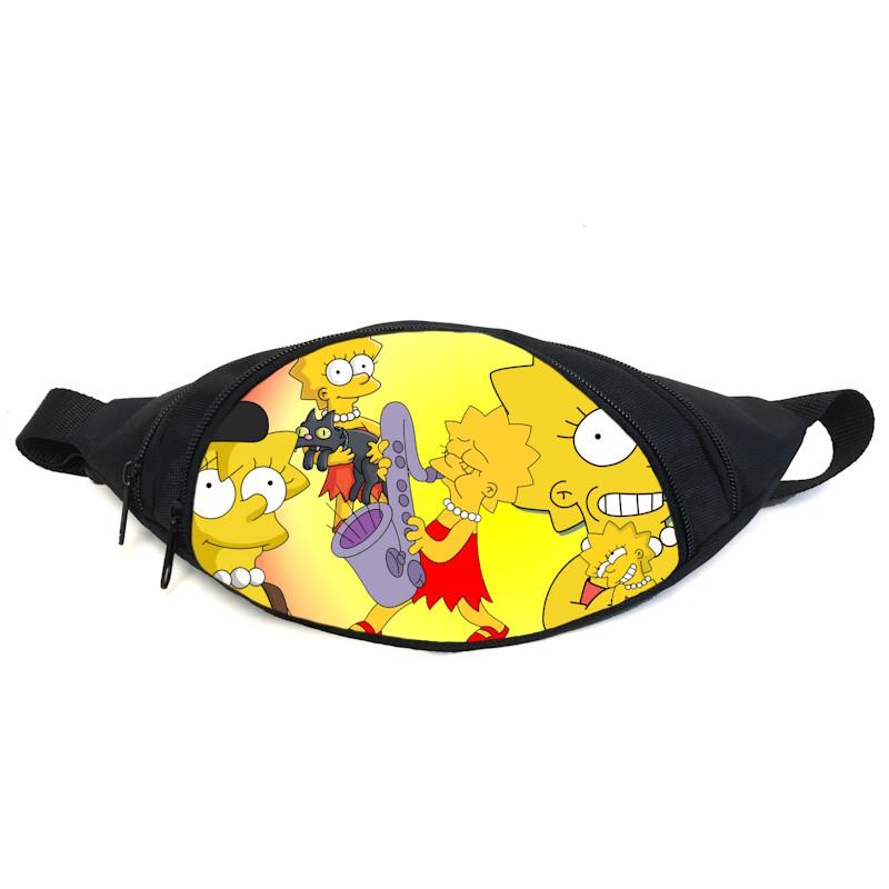 Поясная сумка-бананка Симпсоны GB-simpsons 06 Черный (2191660017)