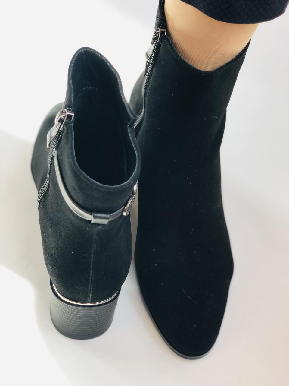 Ботильоны женские осенние Erisses р. 40 25.5 см Черный (2253) - фото 8 Ботильоны женские осенние Erisses р. 40 25.5 см Черный (2253) - фото 8