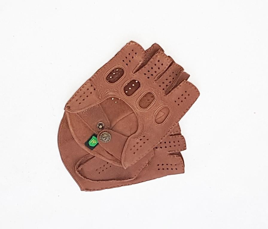 Перчатки мужские Alpa Gloves 10131-17 автомобильные натуральная кожа р. 9,5 Коричневый (28595182)