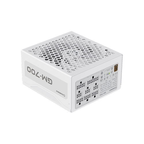 Блок питания GameMax GM-700 Белый 700W ATX модульный 80+ Bronze 140 мм вентилятор для ПК (GM-700)