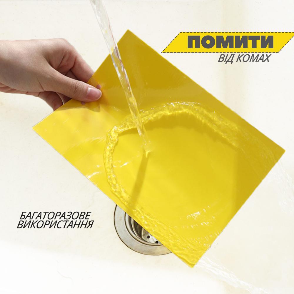 Ловушки клеевые многоразовые для защиты растений от кладки/насекомых 10 л. 20х10 см (LOVKOM-YLW-1326) - фото 6 Ловушки клеевые многоразовые для защиты растений от кладки/насекомых 10 л. 20х10 см (LOVKOM-YLW-1326) - фото 6