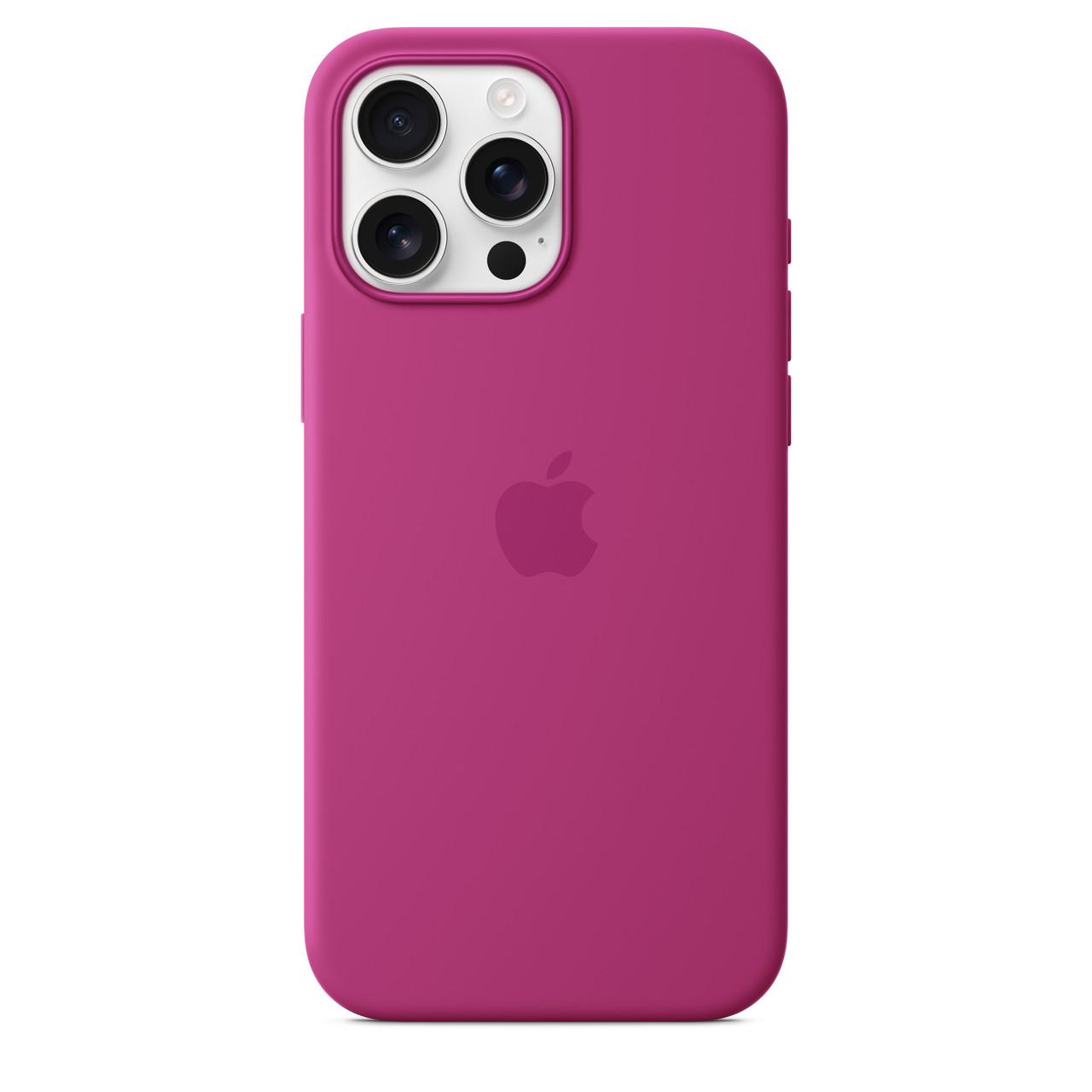 Чехол-накладка Apple Silicone Case with MagSafe for iPhone 16 Pro Max, Fuchsia (HC)