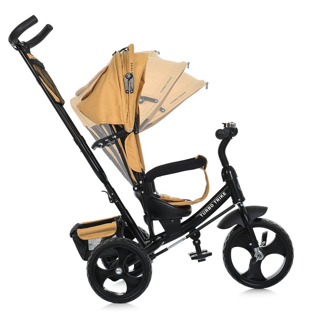 Детский велосипед трехколесный Turbo Trike MT 1005 EVA Желтый (403720402) - фото 3