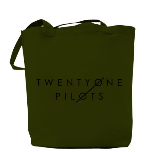 Шоппер Twenty One Pilots 37x41 см Хаки (336985-23-43404)