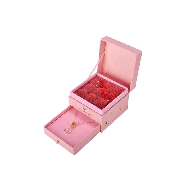 Набор украшений детский выдвижной ящик/подвеска/кольцо Pink (156513)