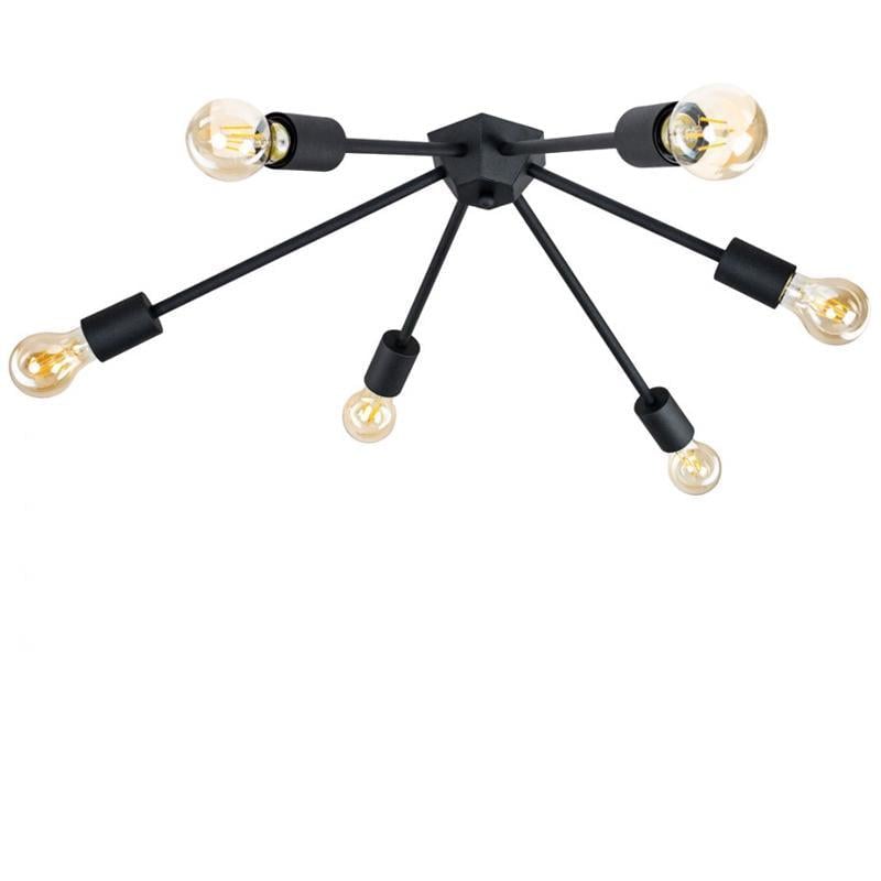 Світильник стельовий Atmolight Attic X-6 C280/370 1505 на шість ламп Чорний