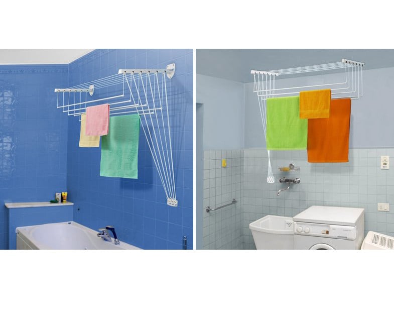 Сушарка настінна стельова Rokar Флоріс 1,4 м (F6-140) 6-ти стрижнева - фото 3 Сушарка настінна стельова Rokar Флоріс 1,4 м (F6-140) 6-ти стрижнева - фото 3