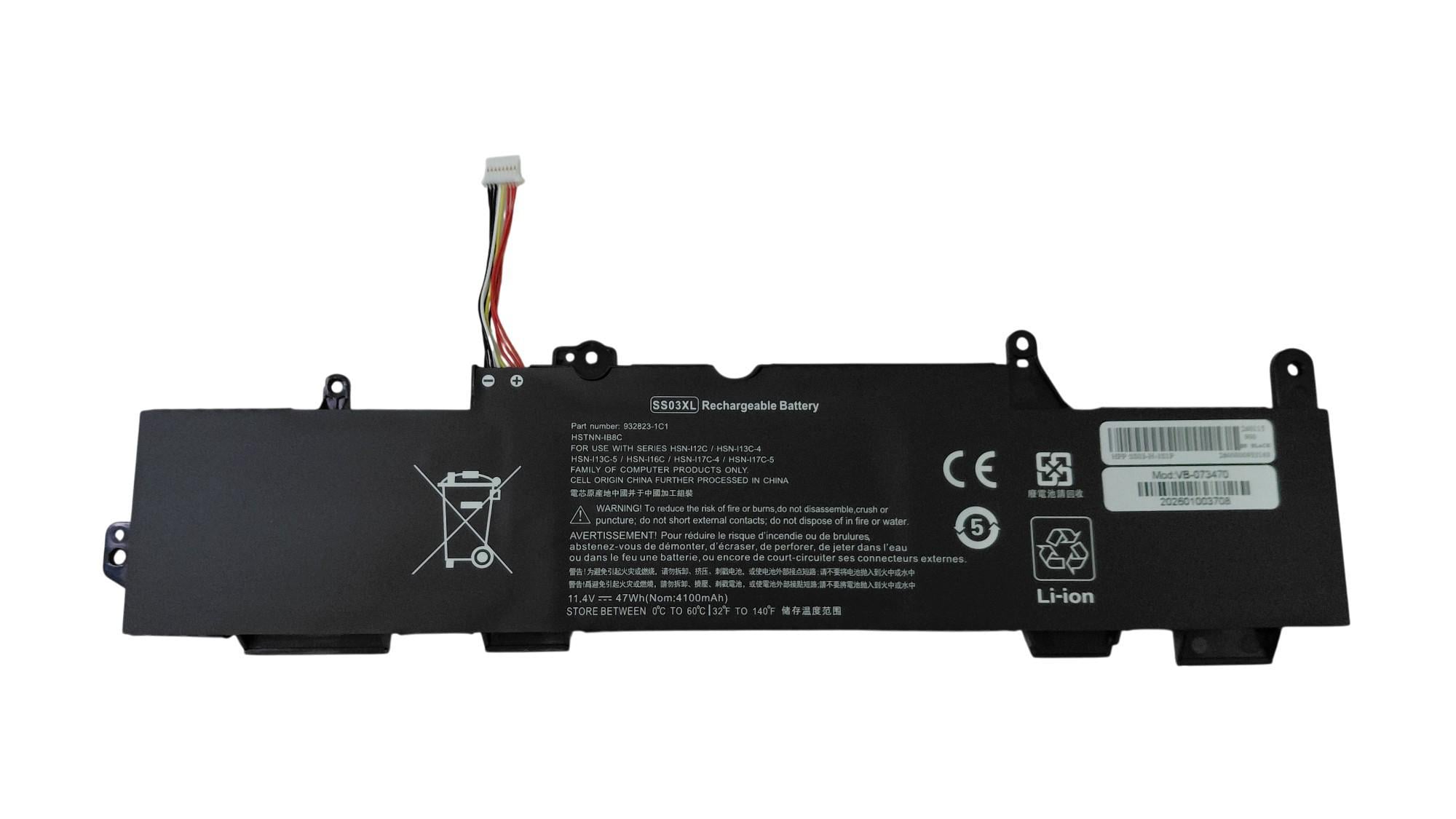 Аккумулятор для ноутбука HP SS03XL EliteBook 730 11,4V 4100 mAh (073470)