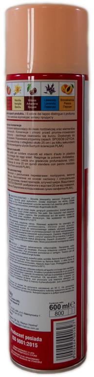 Полироль для торпедо ATAS Plak персик 600 мл (000038887) - фото 2