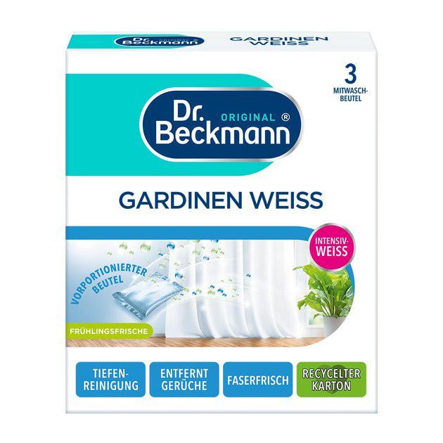 Відбілювач для штор та гардин Dr.Beckmann Gardinen Weiss 3х40 г (13348011)
