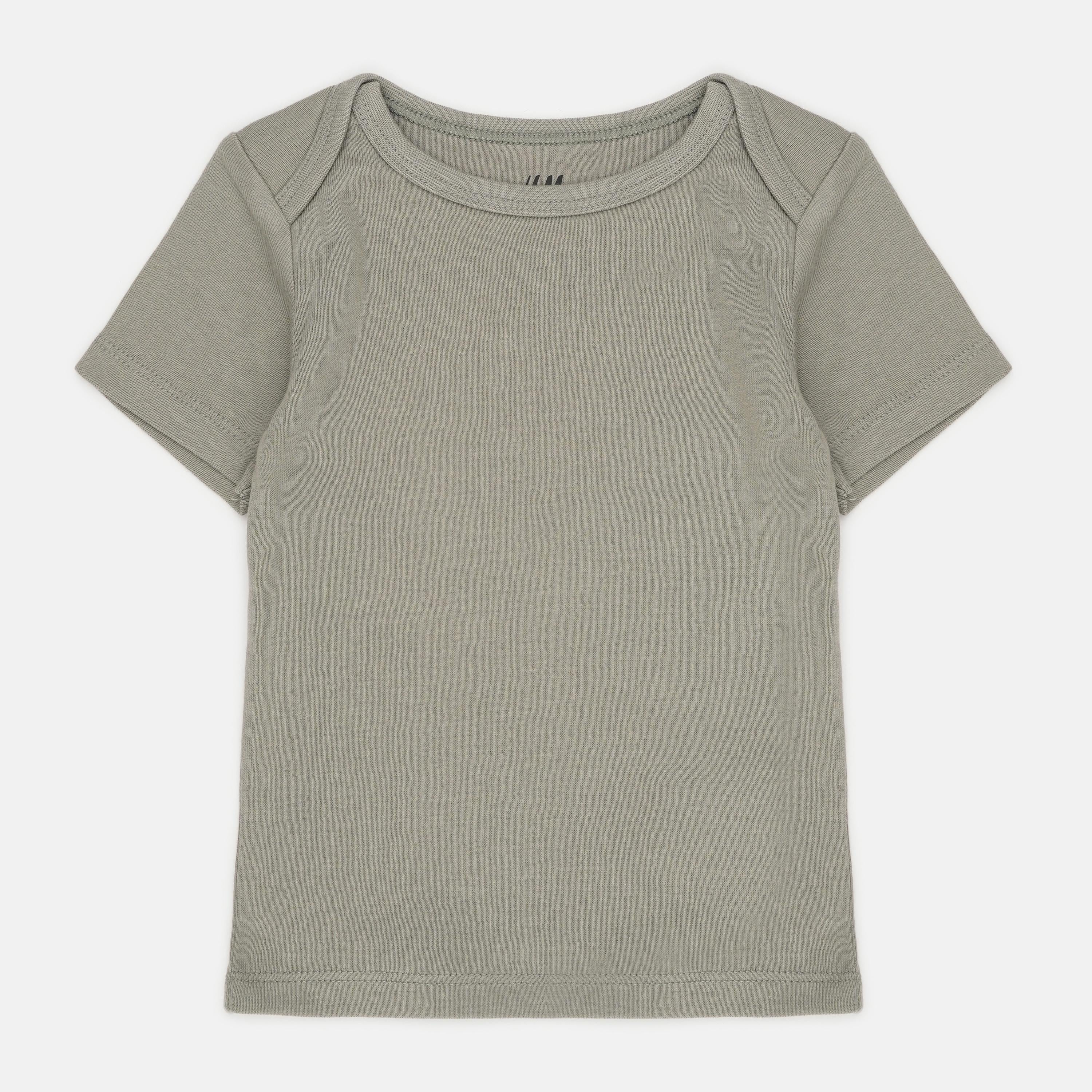Футболка H&M 68 см Сіро-зелений (S2111795784)