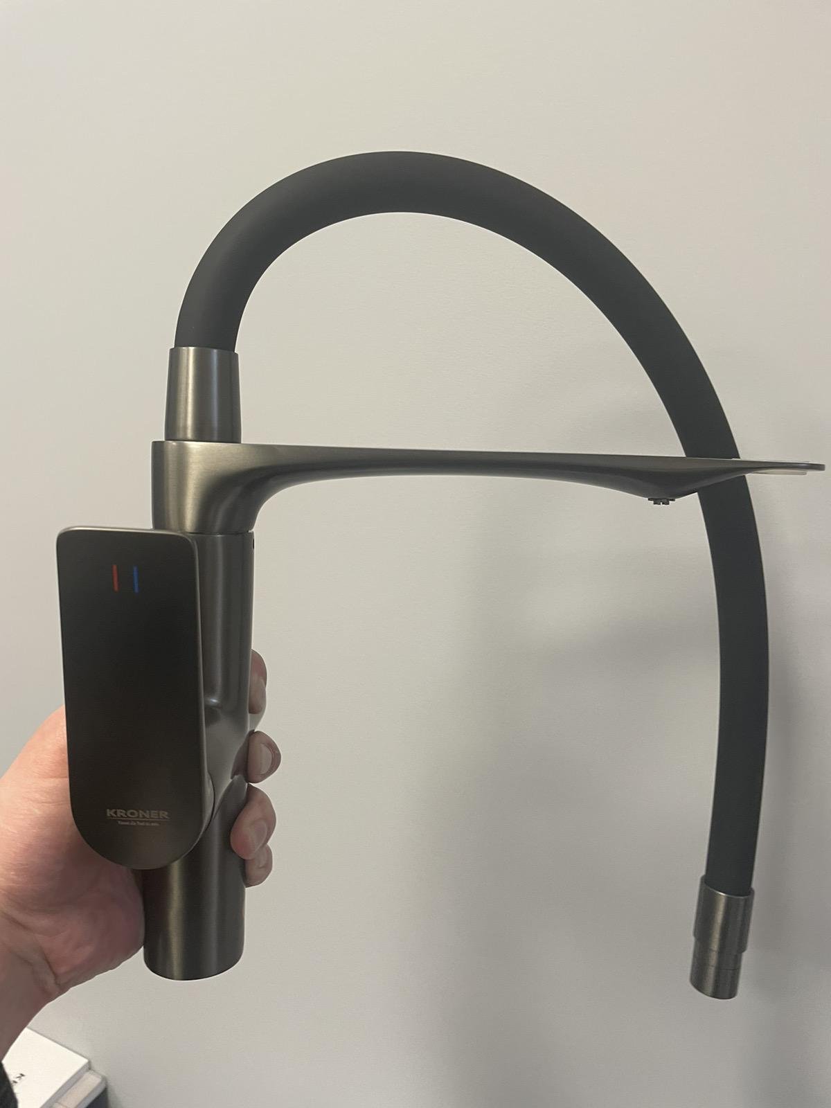 Мойка кухонная Kroner 7848LHM левая/смеситель для кухни с подключением к фильтру KRP Graz-GRP03815 - фото 17