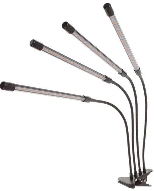 Фитолампа ультрафиолетовая 80LED 4 ветки с регулировкой яркости и таймером 40 Вт (33858073)