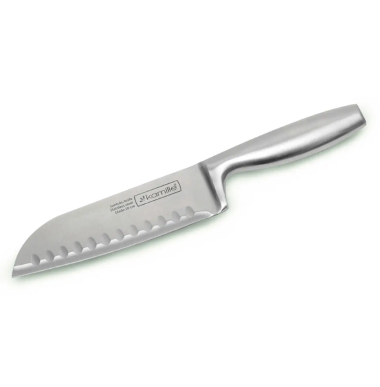 Нож кухонный Kamille KM-5142 Сантоку из нержавеющей стали (NA002061)