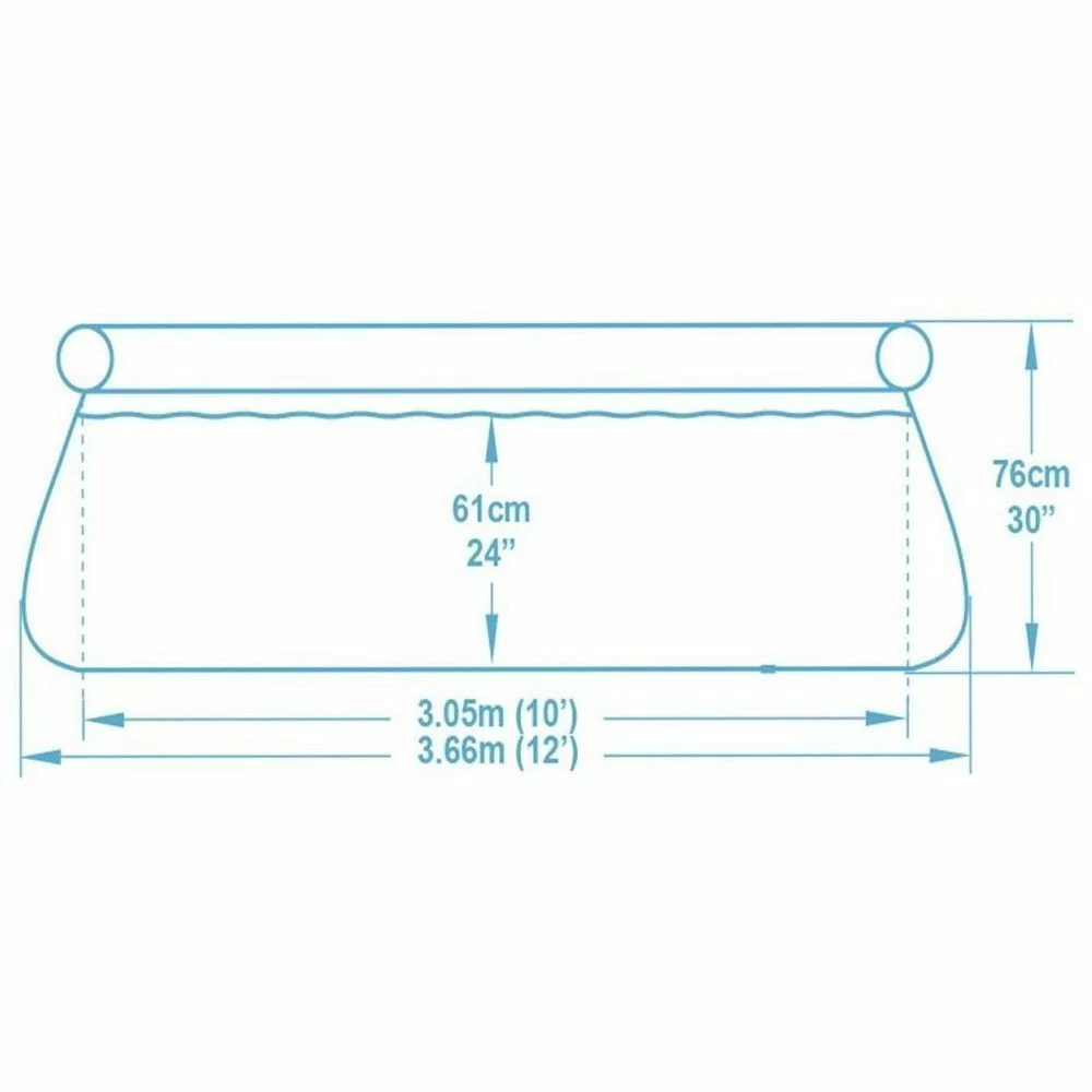 Бассейн надувной Bestway 57445 с картриджным фильтром 366x76 см - фото 5
