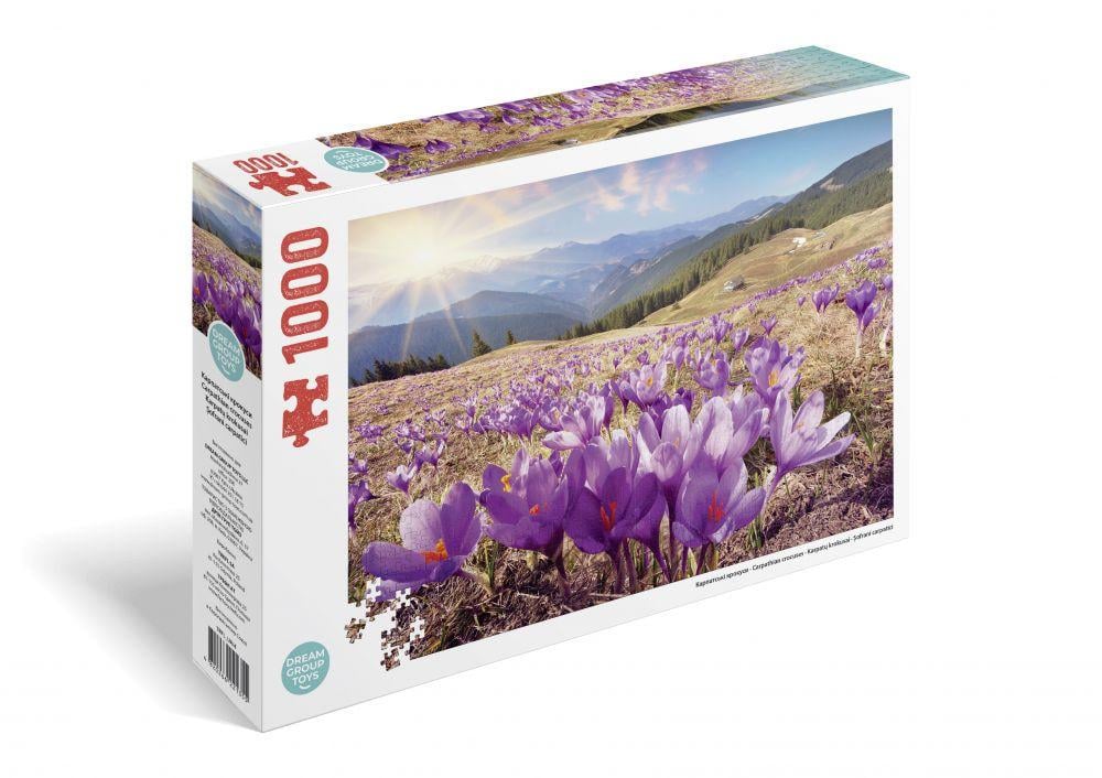 Пазл Trefl Карпатські крокуси TRFL_UA/4 DGT-PUZZLE 1000 елементів в коробці (4820266221355)