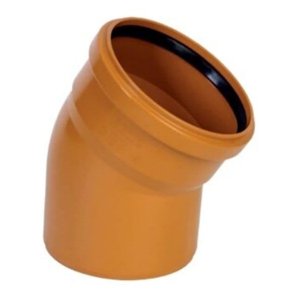 Колено наружной канализации Magnaplast KGB 250 мм 15° (24100)