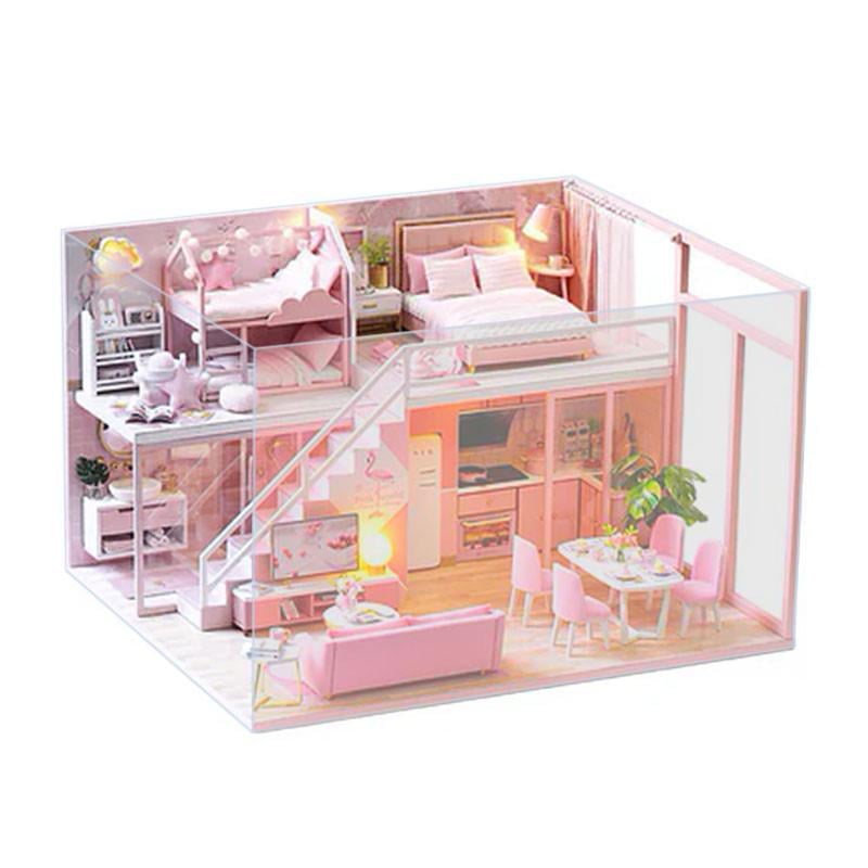 Конструктор 3D DIY Cute Room L-027 Ляльковий будинок Pink - фото 2