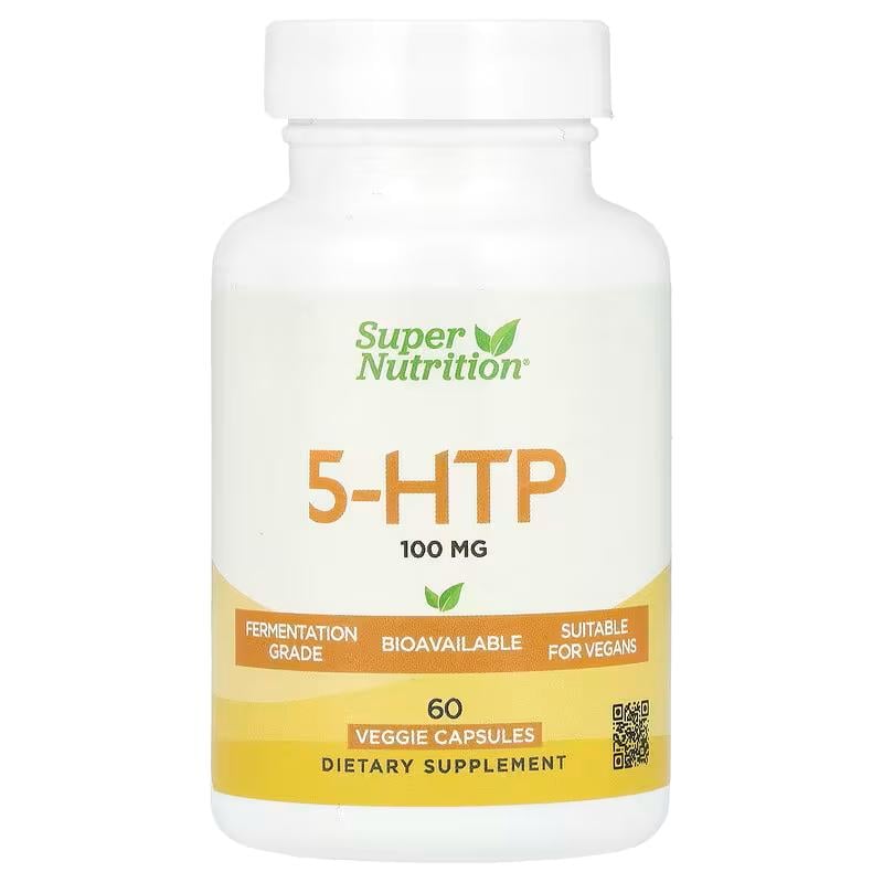 Гідрокситриптофан Super Nutrition 5-HTP 100 мг 60 кап.