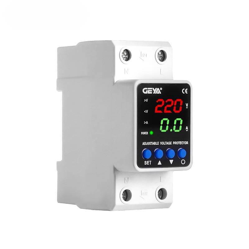 Реле напряжения и тока электронное Geya GPS6-VA5 2P 63A (31186127)
