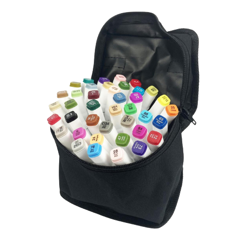 Маркери двосторонні Touch Smooth для скетчинга на спиртовій основі 40 шт. Різнокольоровий (1801953899)