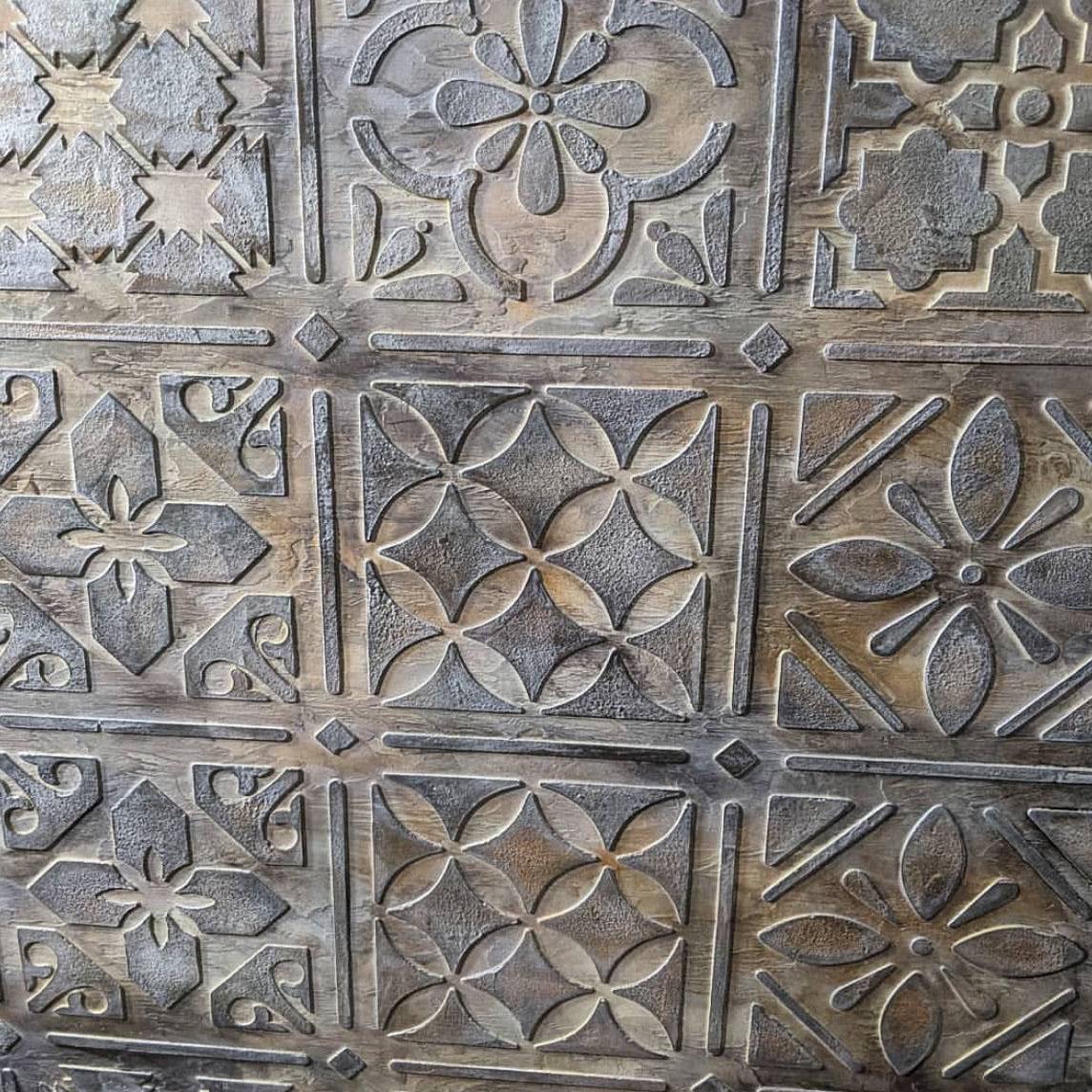 Трафарет DFA геометричний квадратний декор для декоративної штукатурки та фарби 0,3-1 мм (K00004-d)