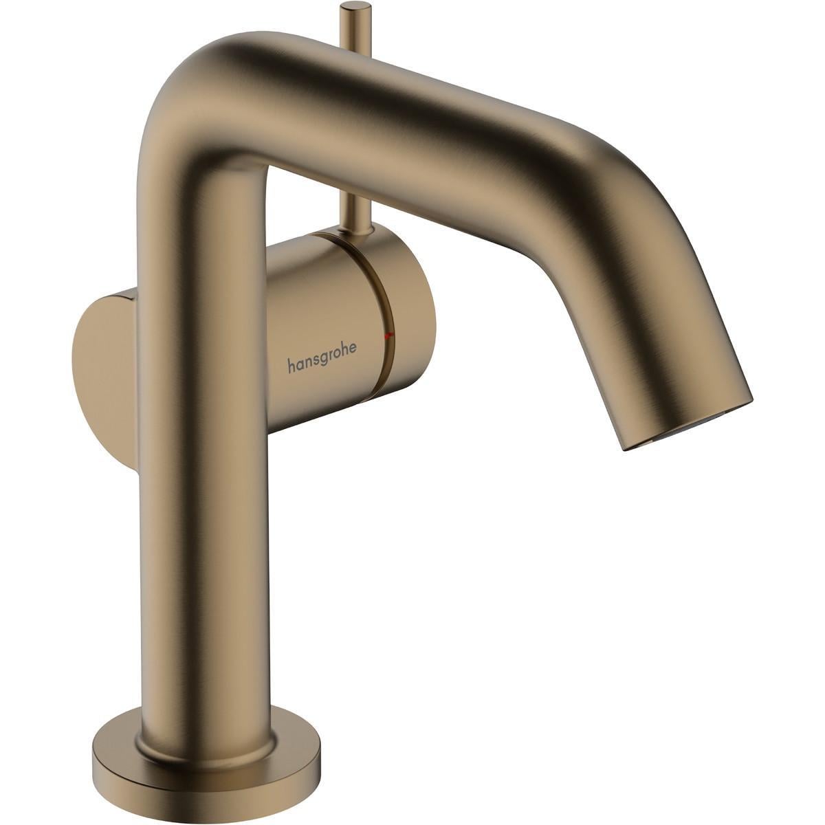 Смеситель для раковины Hansgrohe Tecturis S однорычажный Бронзовый матовый (37460760)