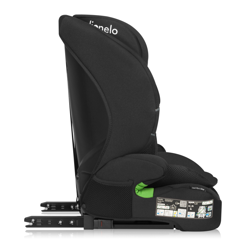 Автокресло детское Lionelo LEVI FIX I-size Carbon Black - фото 5 Автокресло детское Lionelo LEVI FIX I-size Carbon Black - фото 5