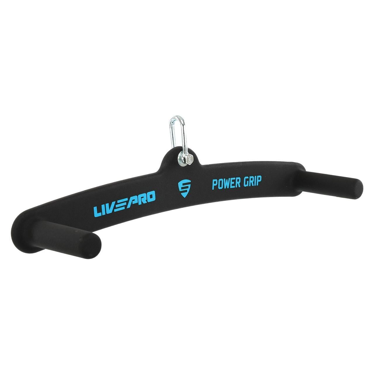Рукоятка для тяги із середнім хватом Mid grip нековзне покриття LiveUp LP8329 53 см Чорний (2532856724)