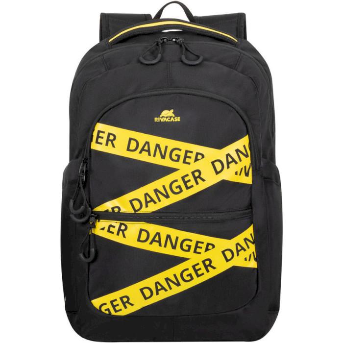 Рюкзак Rivacase Erebus 5431 15,6" блискавка застібка Fastex та Velcro 20 л Чорний (620274)
