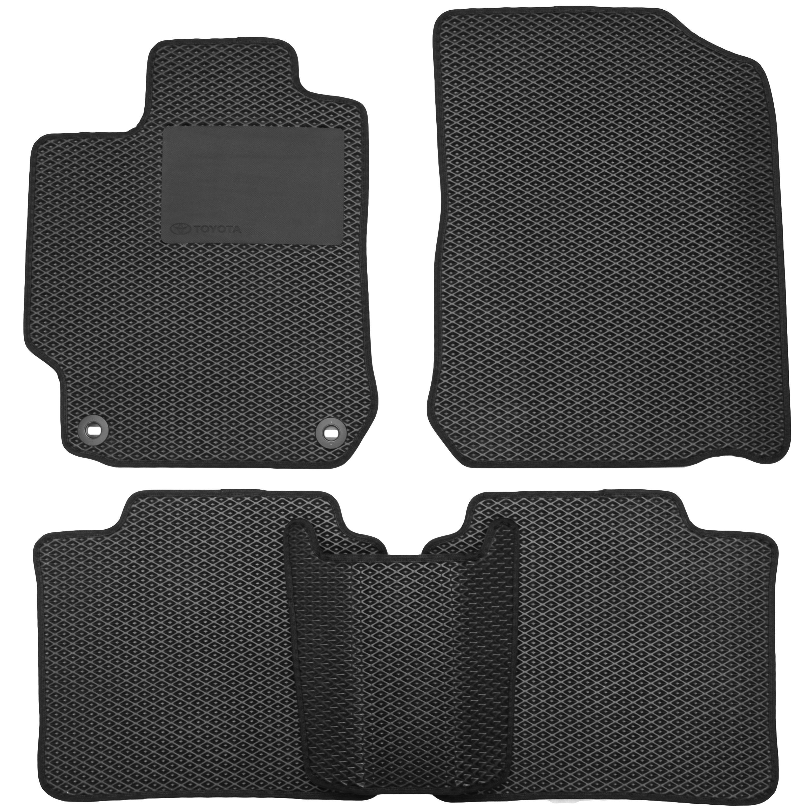 Коврики в салон для Toyota Camry V50/60 USA '11-17 EVA-полимерные с ПП  Kinetic Черный