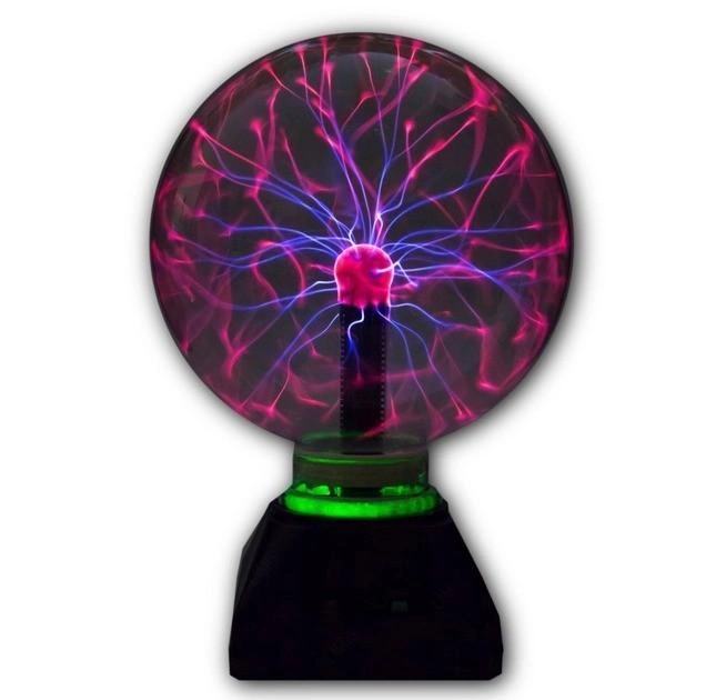 Ночник настольный Plasma ball Тесла с молниями - фото 3