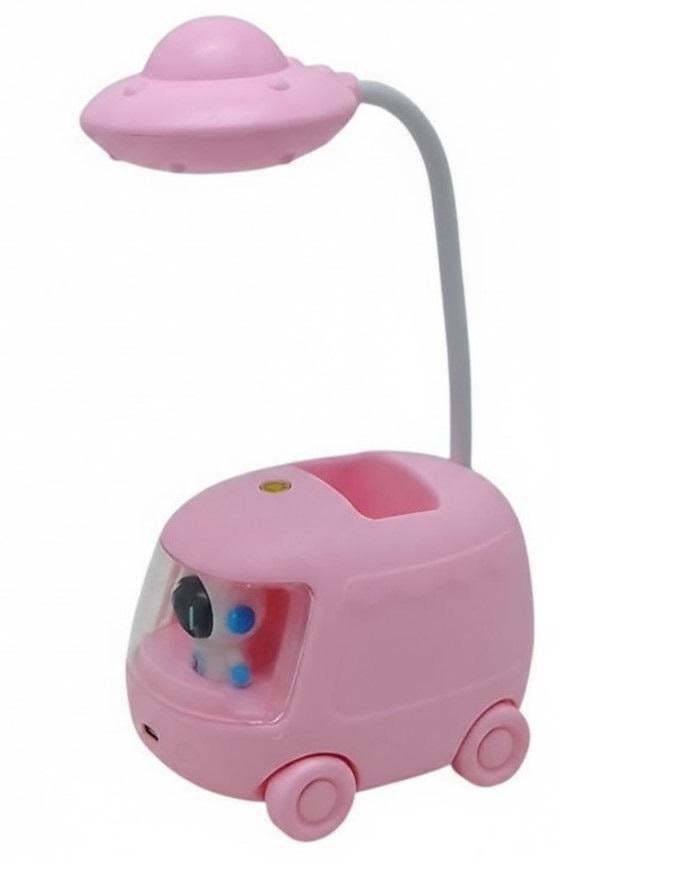 Лампа для обучения настольная детская Bus Table Lamp LED Розовый (2104619150)
