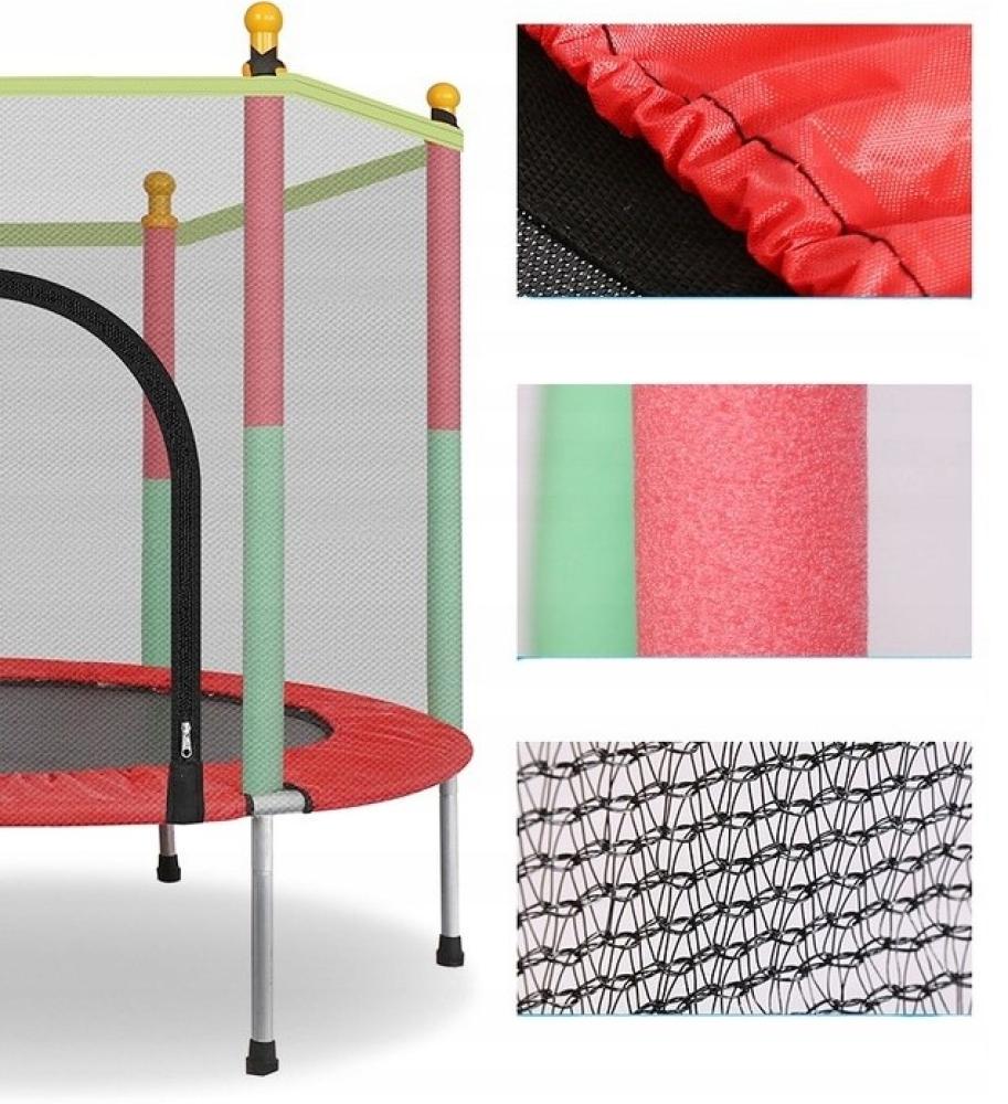 Батут детский Atleto с защитной сеткой на металлических опорах 140 см Красный (132-76-21000143) - фото 5 Батут детский Atleto с защитной сеткой на металлических опорах 140 см Красный (132-76-21000143) - фото 5