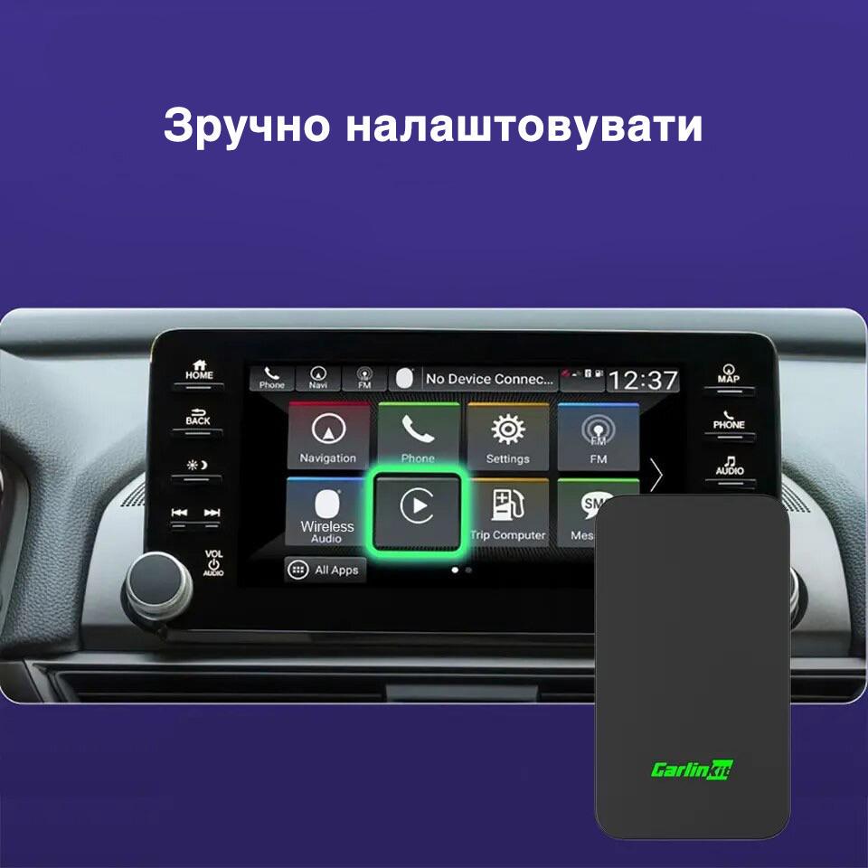 Адаптер CarlinKit 5,0 2 AIR Apple CarPlay/Android Auto Черный - фото 3