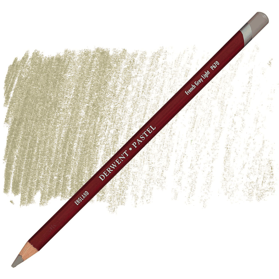Олівець пастельний Derwent Pastel P670 2300296 6 шт. Французський сірий світлий (5028252147736) - фото 1