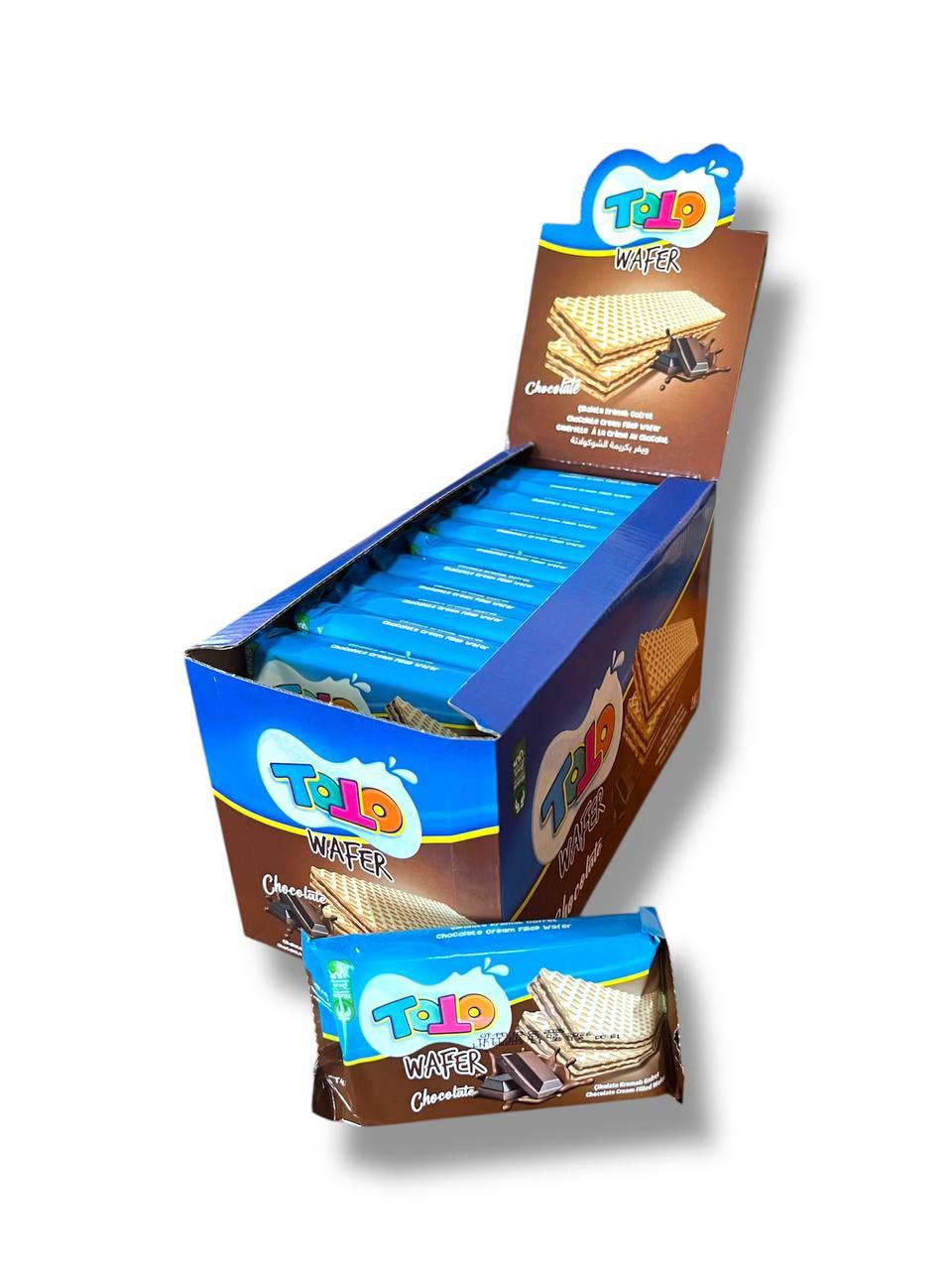 Вафли TOTO со вкусом Какао 24 шт. по 35 г (00000006387)