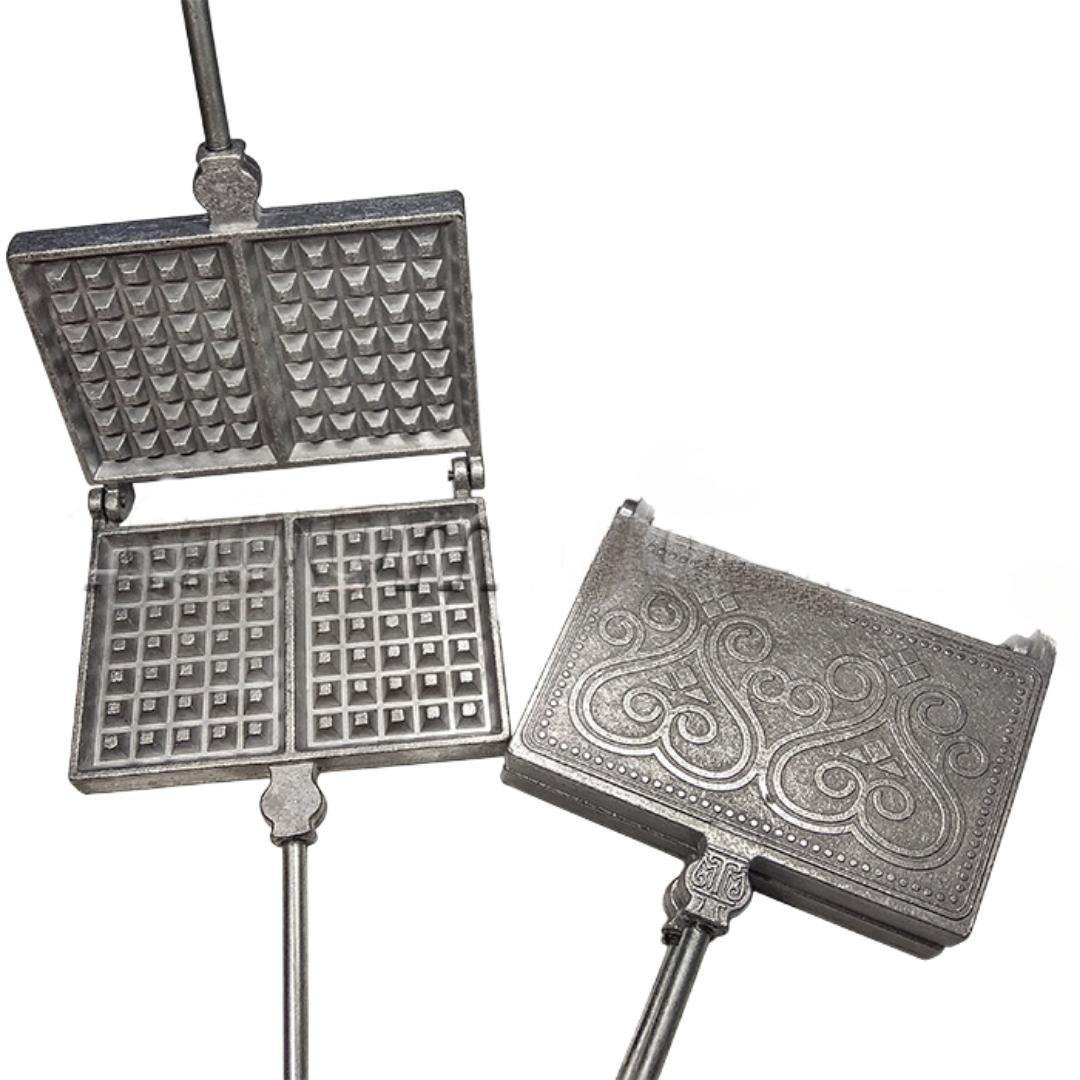 Форма для выпечки бельгийских/венских вафель с ручками (23249417) - фото 4 Форма для выпечки бельгийских/венских вафель с ручками (23249417) - фото 4