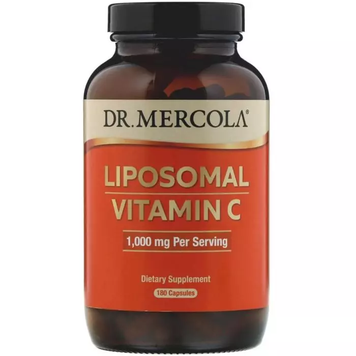 Вітамін C в ліпосомах Dr. Mercola Liposomal 1000 мг 180 капсул (MCL01559)