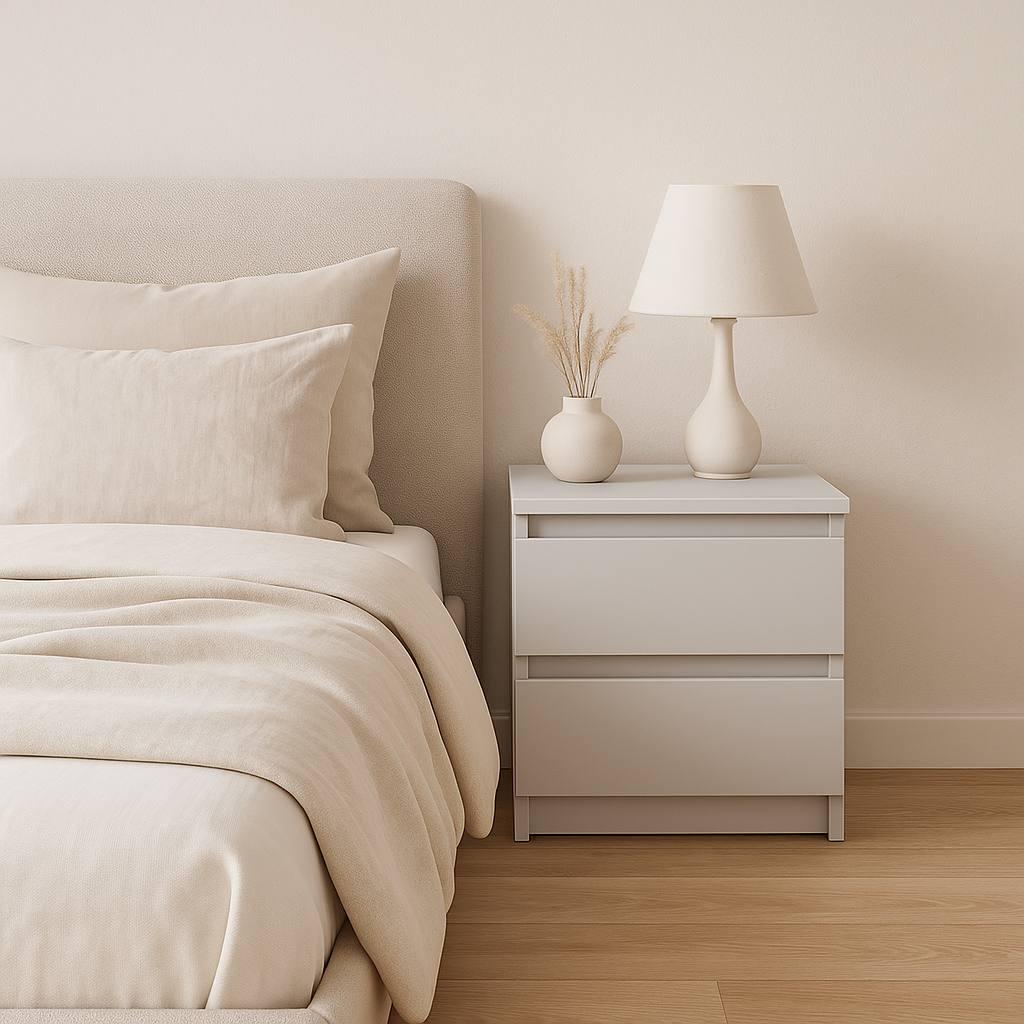 Тумба приліжкова Кватро 2 шухляди 400х480х340 мм Кашемір - фото 6 Тумба приліжкова Кватро 2 шухляди 400х480х340 мм Кашемір - фото 6