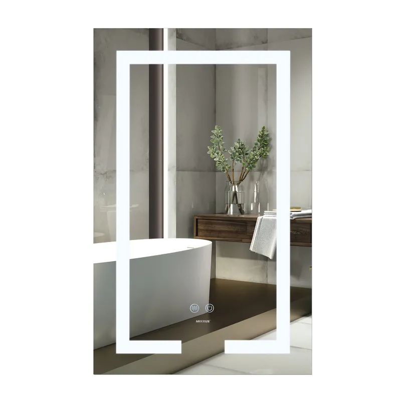 Дзеркало MIXXUS HARD MR07-50x80 з Led Touch/Anti-fog/димером/регулятором яскравості (MX9992)
