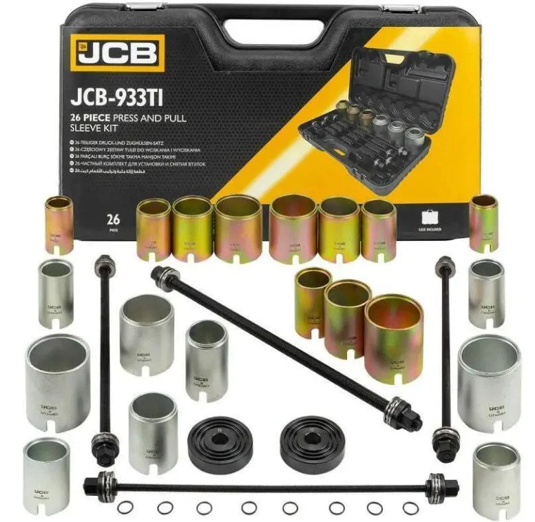 Набор инструментов для замены сайлентблоков/втулок/подшипников JCB Tools 26 эл. (JCB-933T1)