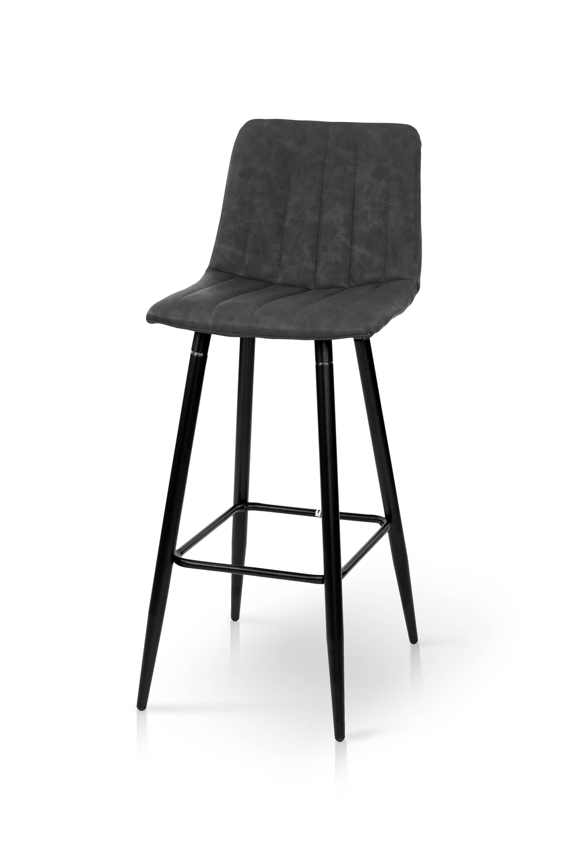 Барный стул Comfort Line ДРИМ Черный/Антрацит