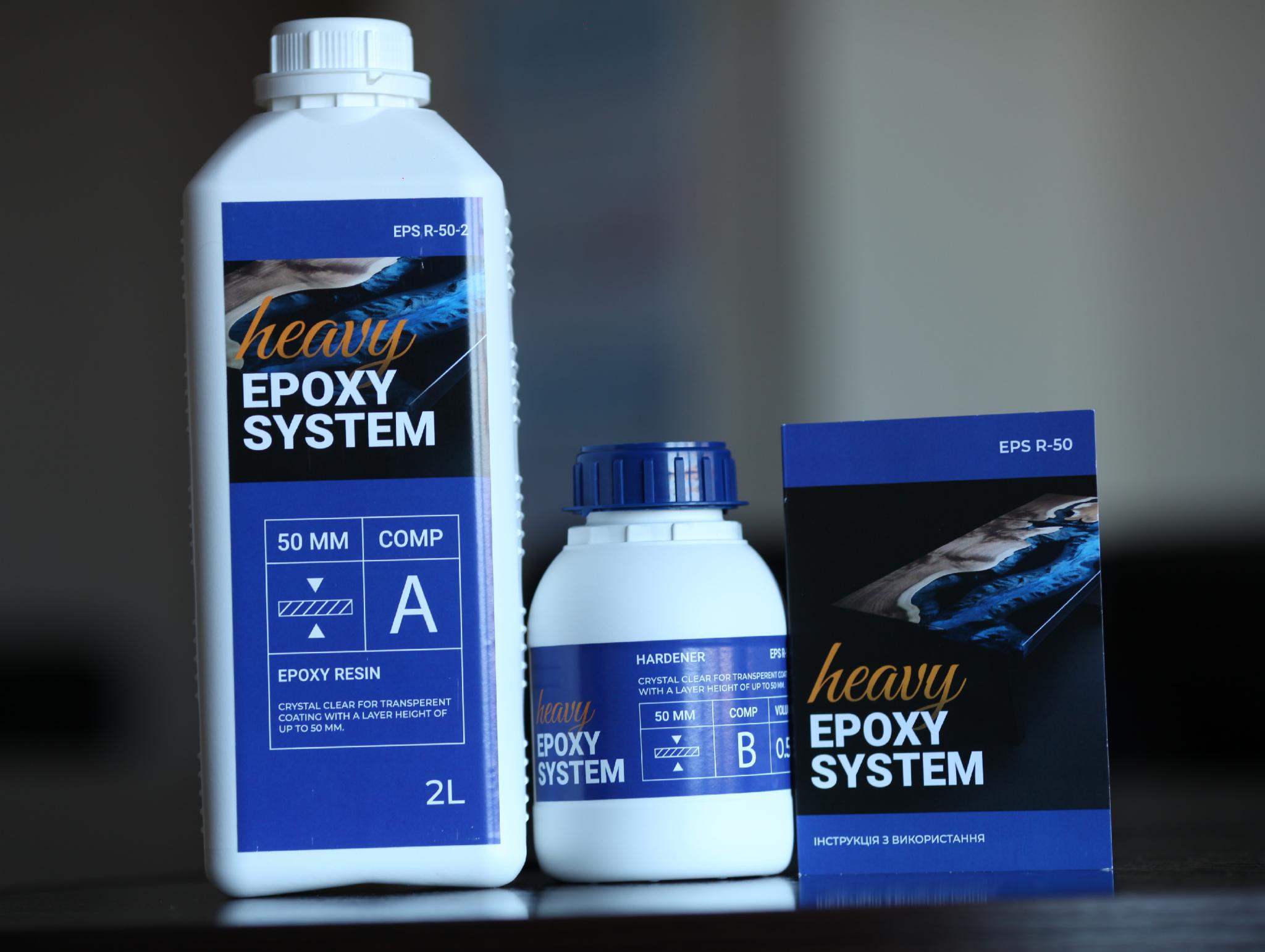 Смола епоксидна для товстого шару Heavy Epoxy System 2 кг (EPS R-50 -2)