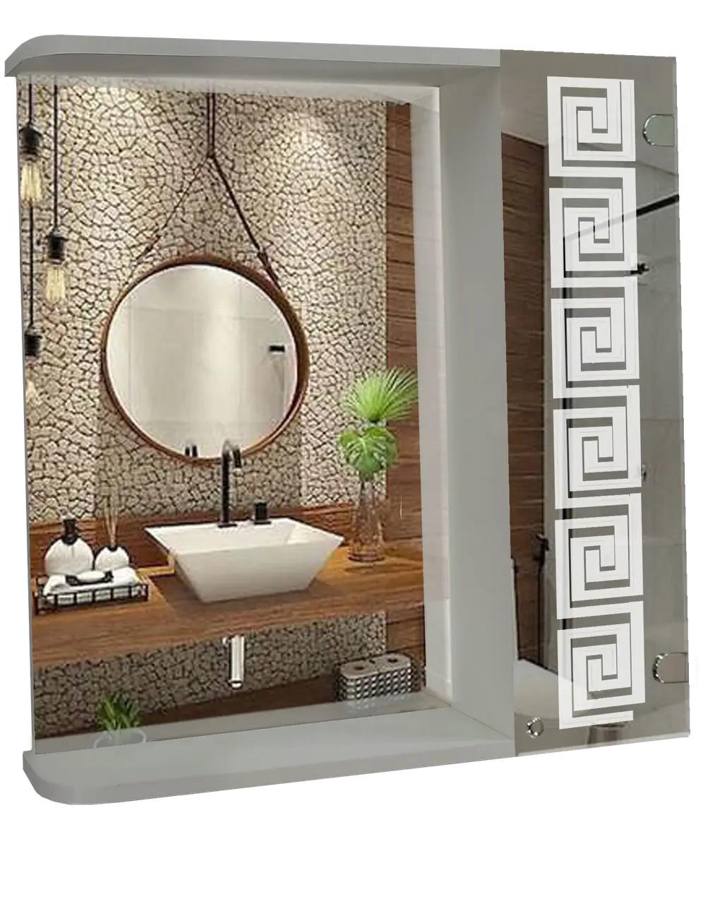 Шкаф зеркальный 530х640х120 мм (ШК851)