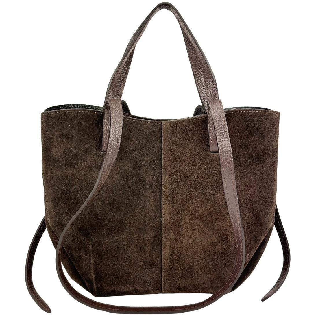 Женская сумка замшевая Firenze Italy F-IT-7888DB Шоколадный (2656558537)