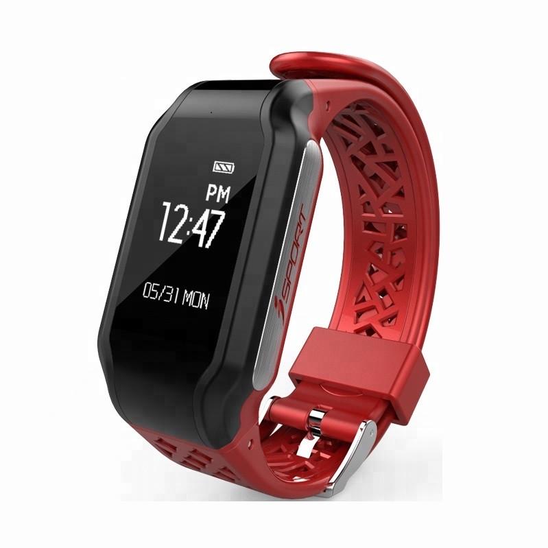 Смарт-браслет Isport W393A 0,96" IP67 Красный (SUN3372)